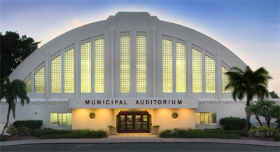 Sarasota Municipal Auditorium - front of building